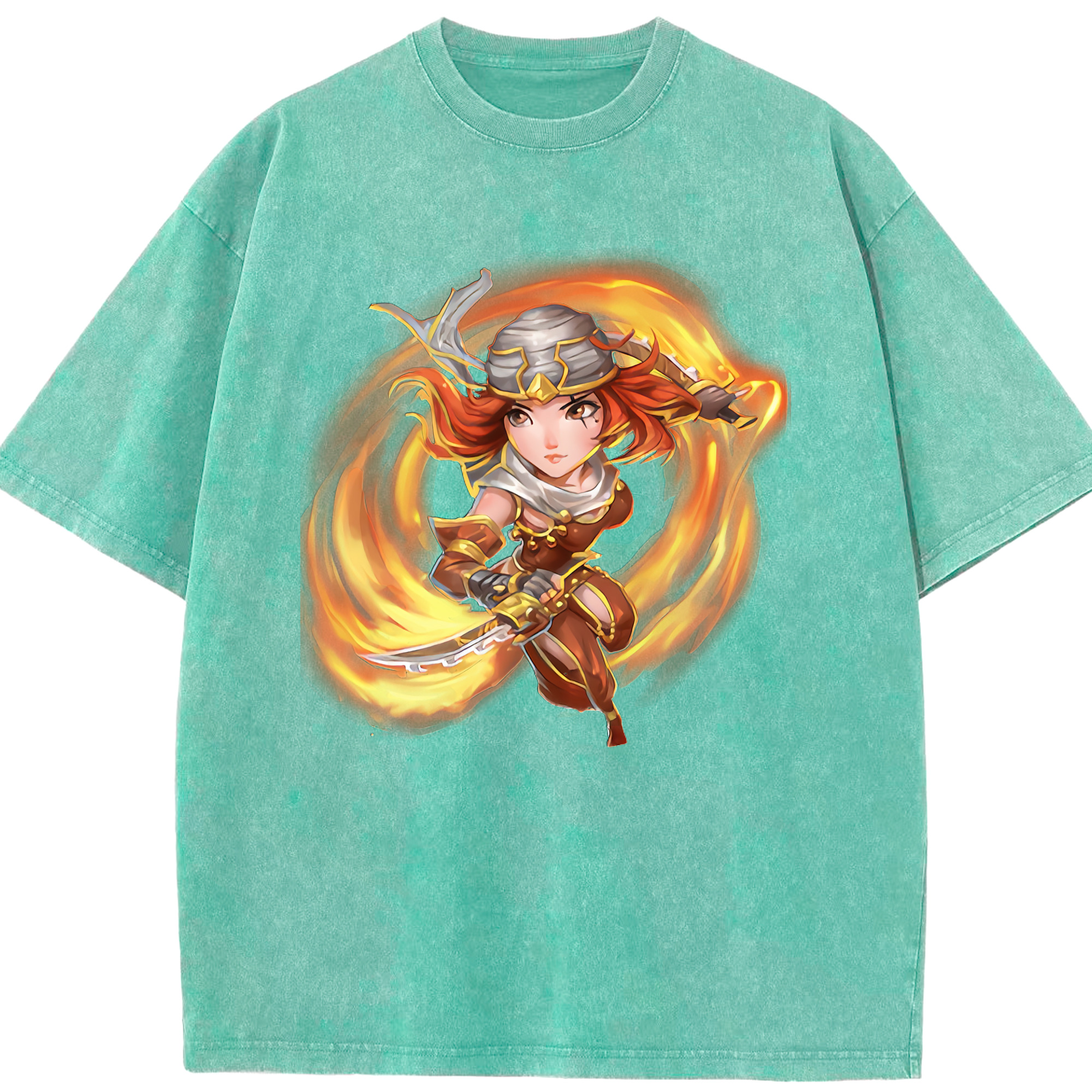 リーグ・オブ・レジェンド League of Legends LOL 綿100% ヴィンテージ風 半袖Tシャツ（フロントプリント）